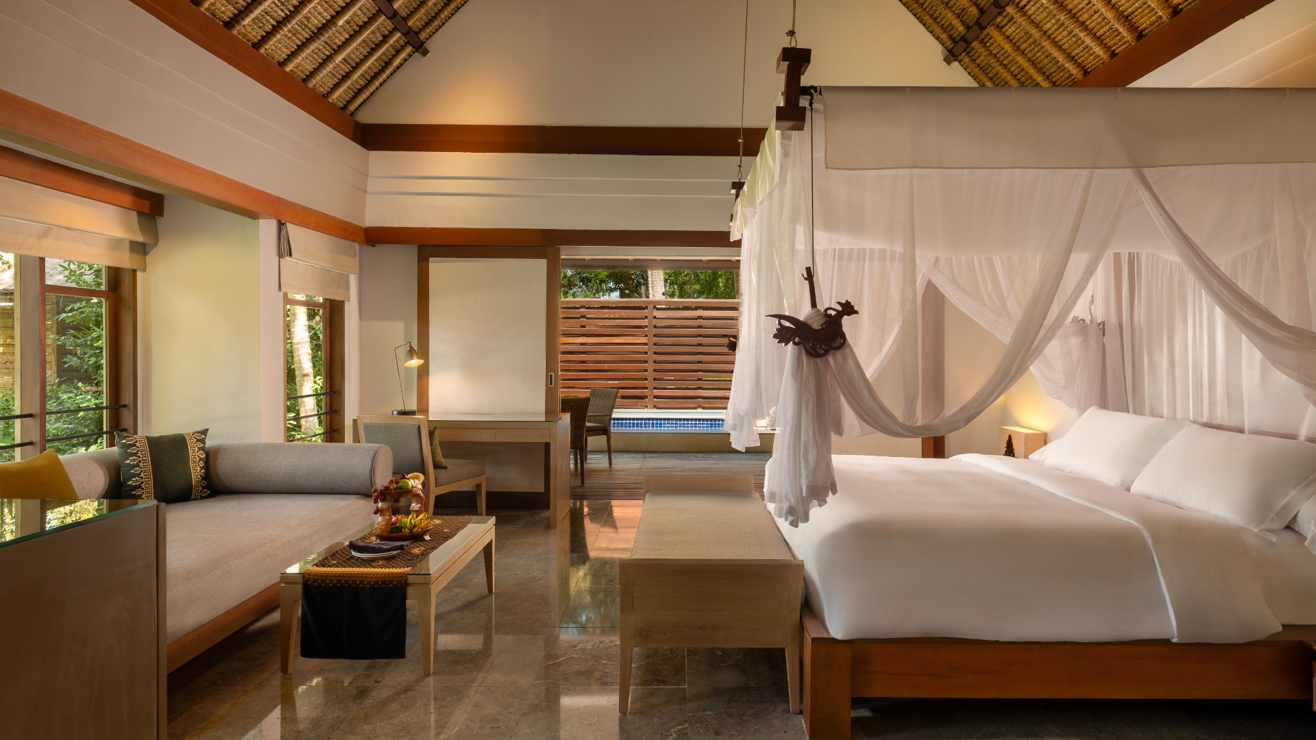 Bedroom Rainforest Sea View Villa 